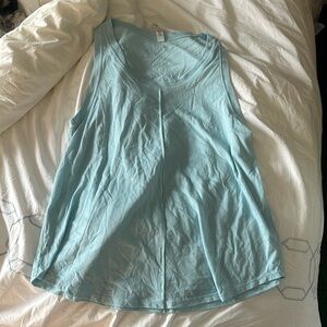 Baby blue alo yoga tank top